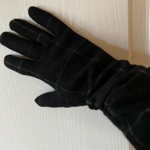 Ralph Lauren Black long Wool gloves NWT